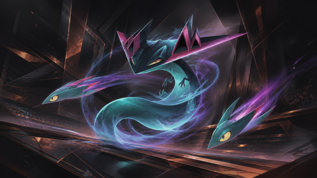 Dragapult Core — arte editorial Deckhaus