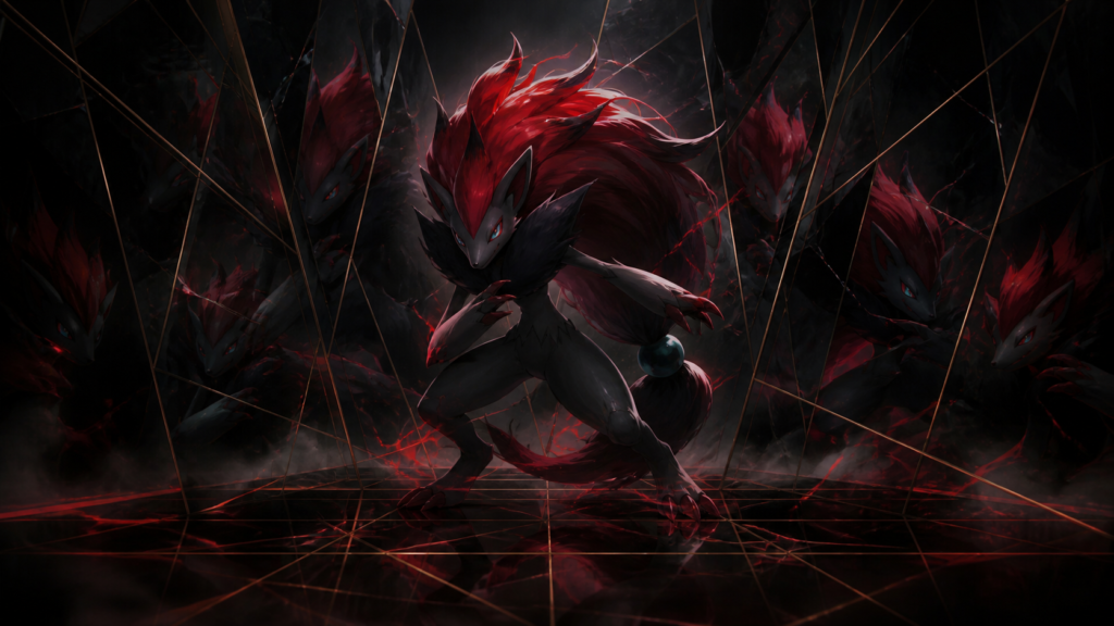 N’s Zoroark Core — arte editorial Deckhaus