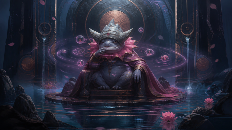 Slowking Core — arte editorial Deckhaus